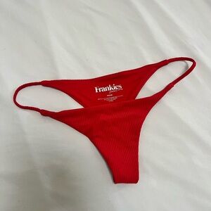 Frankies Bikinis Bottom (M) Red